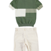 BOYS T-SHIRT-SHORT GREEN