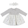 GIRLS DRESS GREY