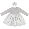 GIRLS DRESS GREY